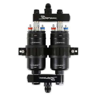 3.5 GPM TWIN PUMP AND MANIFOLD KIT - Holley Sniper 3.5 GPM Twin Pump and Manifold Kit