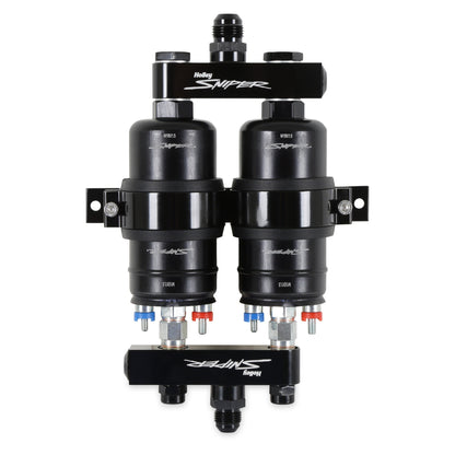 3.5 GPM TWIN PUMP AND MANIFOLD KIT - Holley Sniper 3.5 GPM Twin Pump and Manifold Kit
