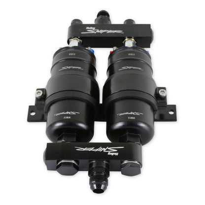 3.5 GPM TWIN PUMP AND MANIFOLD KIT - Holley Sniper 3.5 GPM Twin Pump and Manifold Kit