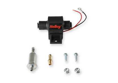 25 GPH HOLLEY MIGHTY MITE ELECTRIC FUEL PUMP, 1.5-2.5 PSI - Photo - out of package Front
