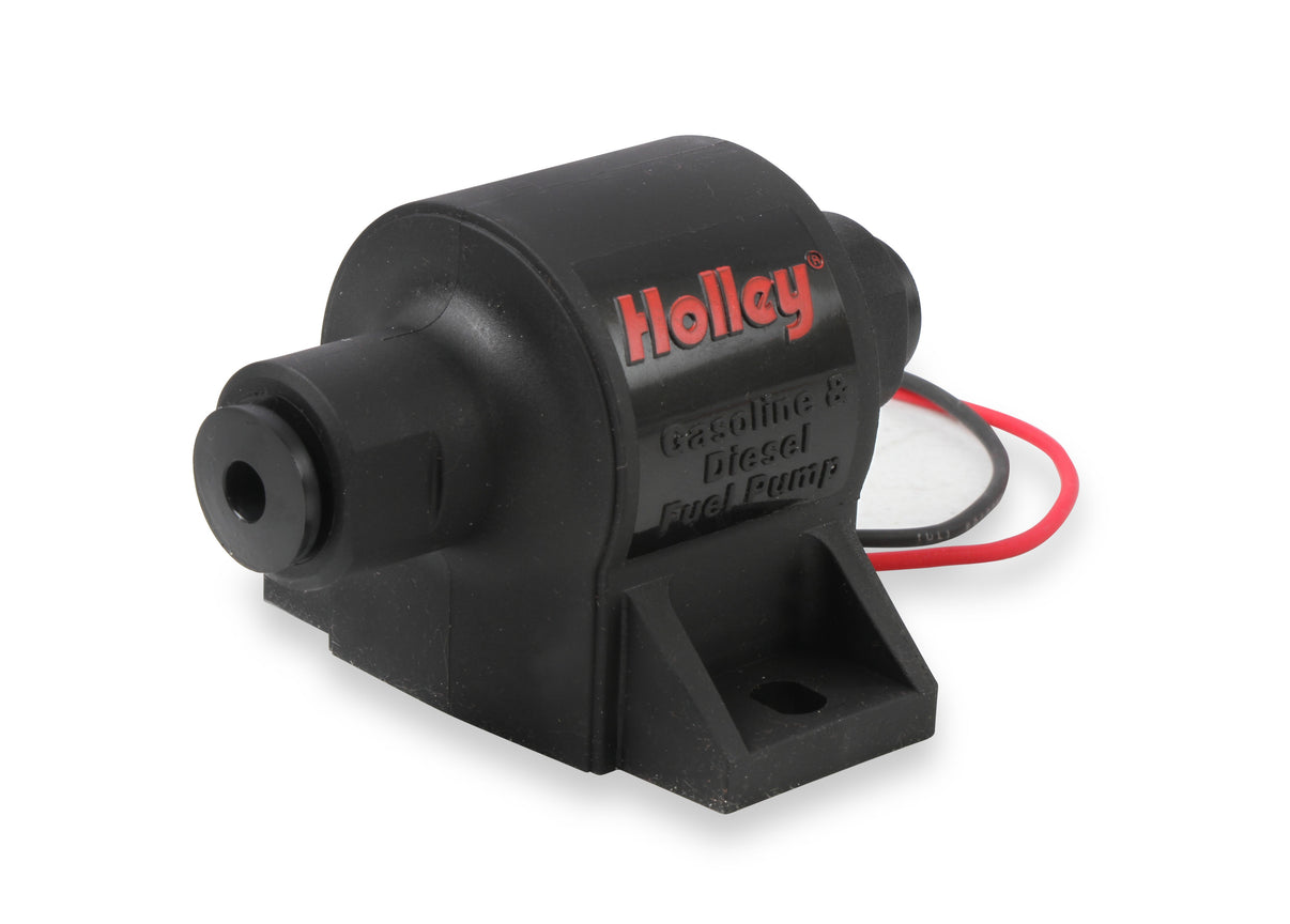 25 GPH HOLLEY MIGHTY MITE ELECTRIC FUEL PUMP, 1.5-4 PSI - Photo - out of package Bottom