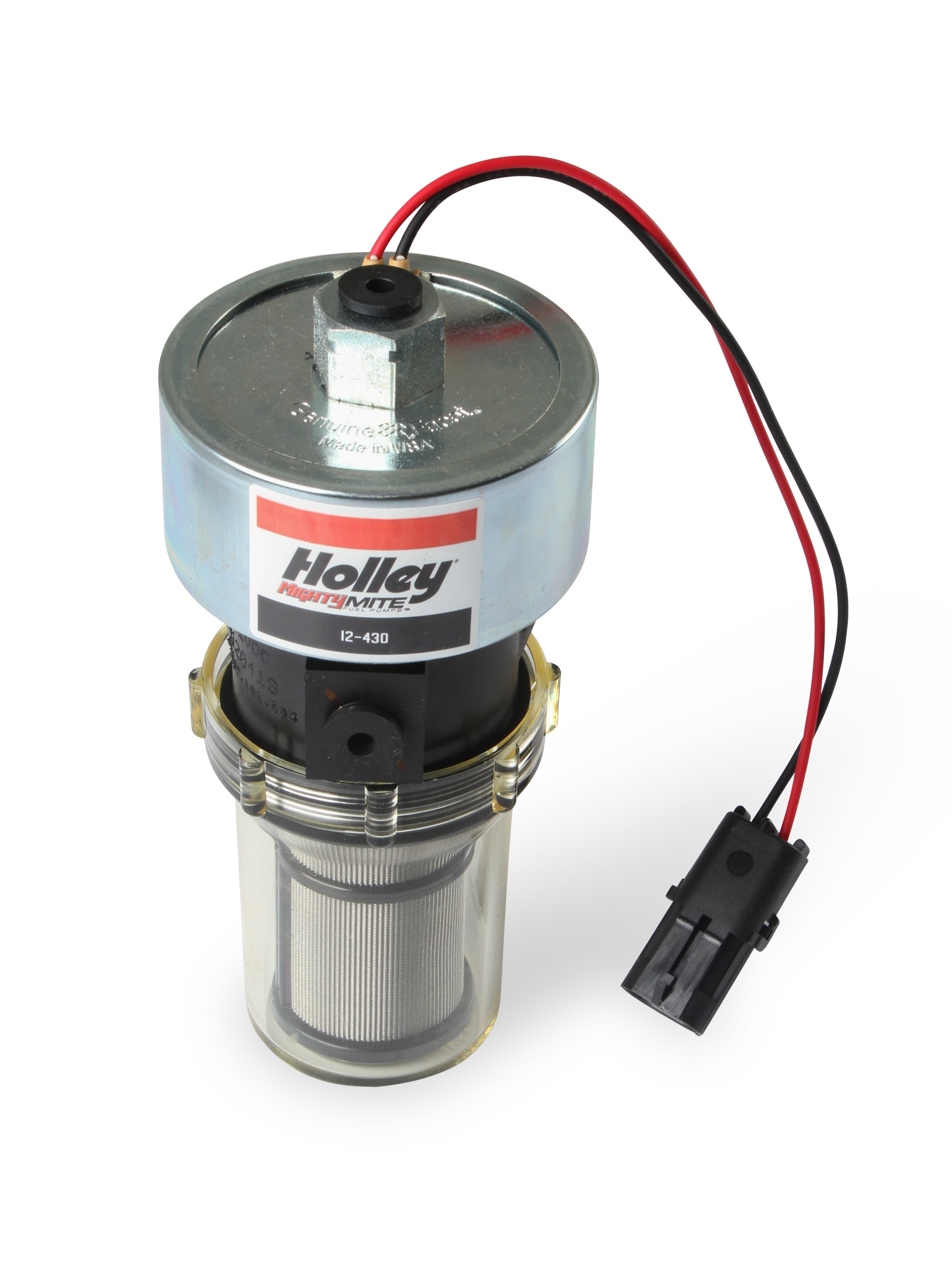 33 GPH HOLLEY MIGHTY MITE ELECTRIC FUEL PUMP, 9-11.5 PSI - Photo - out of package Right
