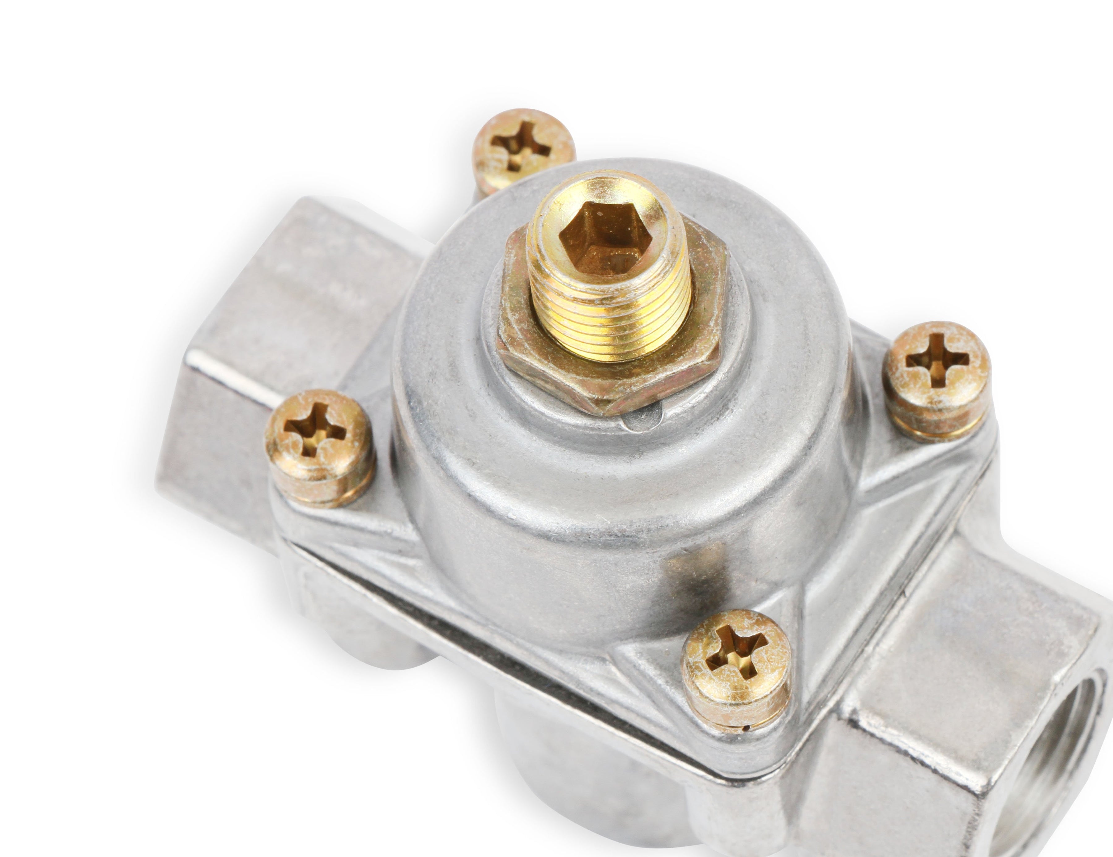 Carbureted Bypass Fuel Pressure Regulator - Photo - out of package Bottom