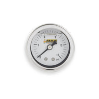 12-846 REGULATOR KIT, GAUGE AND FITTINGS - Holley EFI Billet Bypass Fuel Pressure Regulator Kit