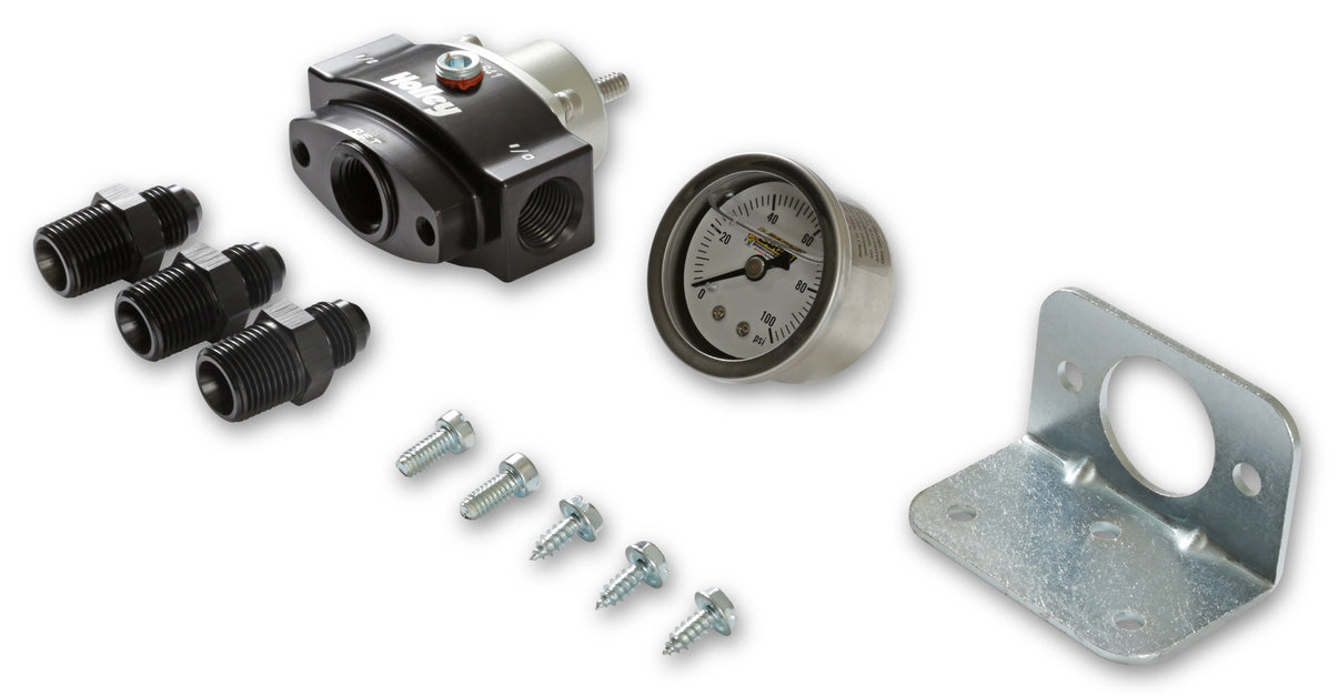 Holley Billet Bypass Fuel Pressure Regulator Kit - Photo - out of package Right