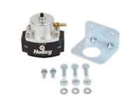 12-848 REGULATOR KIT, GAUGE AND FITTINGS - Holley EFI Billet Bypass Fuel Pressure Regulator Kit