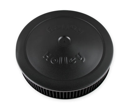 Holley Air Cleaner 14" Black - Photo - Primary Right