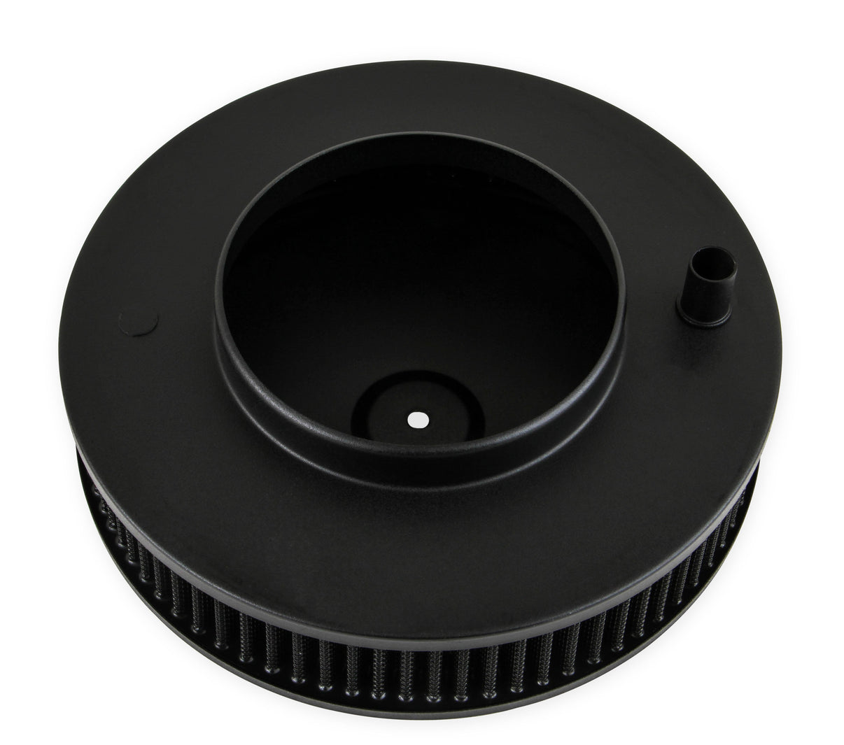 Holley Flat Base Air Cleaner 10" Black - Photo - out of package Right
