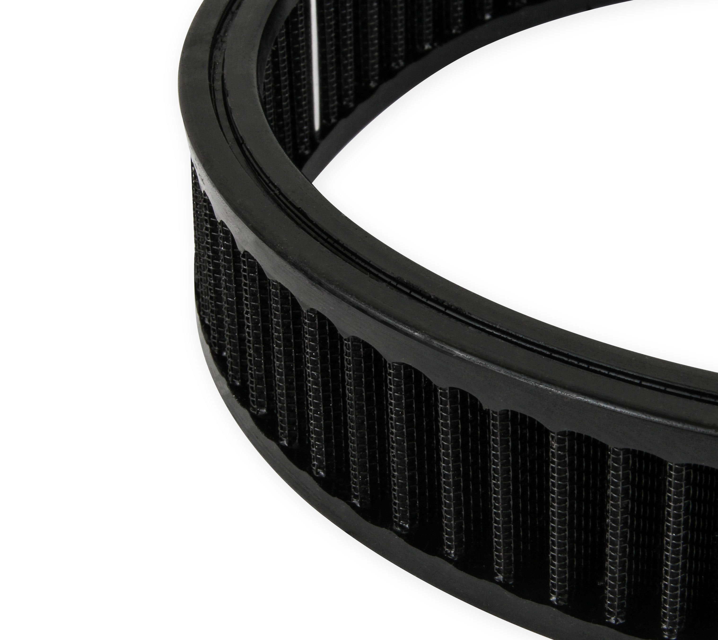 Holley Flat Base Air Cleaner 10" Black - Photo - out of package Top