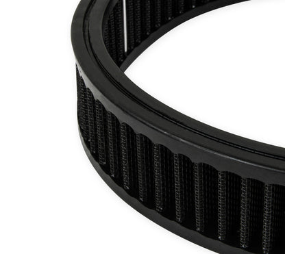 Holley Flat Base Air Cleaner 10" Black - Photo - out of package Top