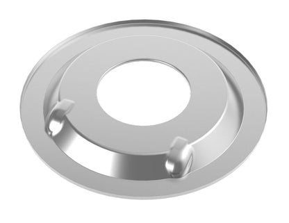 SNIPER EFI 14IN AIR CLNR 1IN DROP BASE - Sniper EFI Air Cleaner Drop Base - Chrome