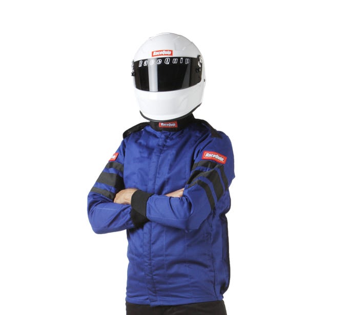 Racequip 3.2A/5 Multi Layer Fire Jacket Blue
