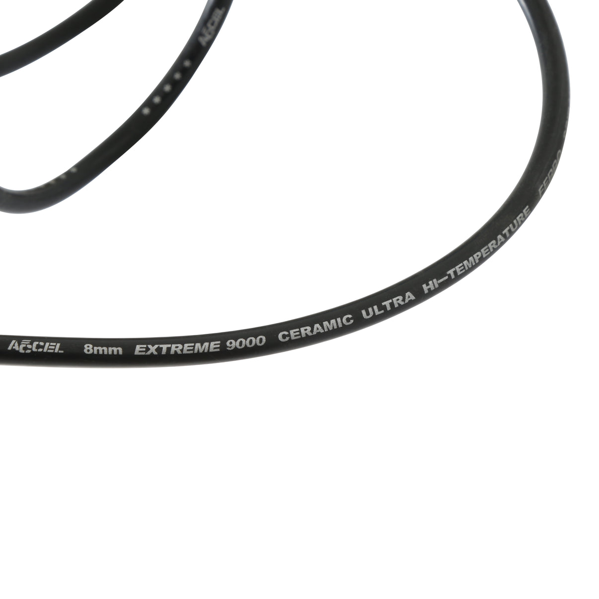 ACCEL Spark Plug Wires - Extreme 9000 - Ceramic Booted Single Wire Replacement - Photo - out of package Left