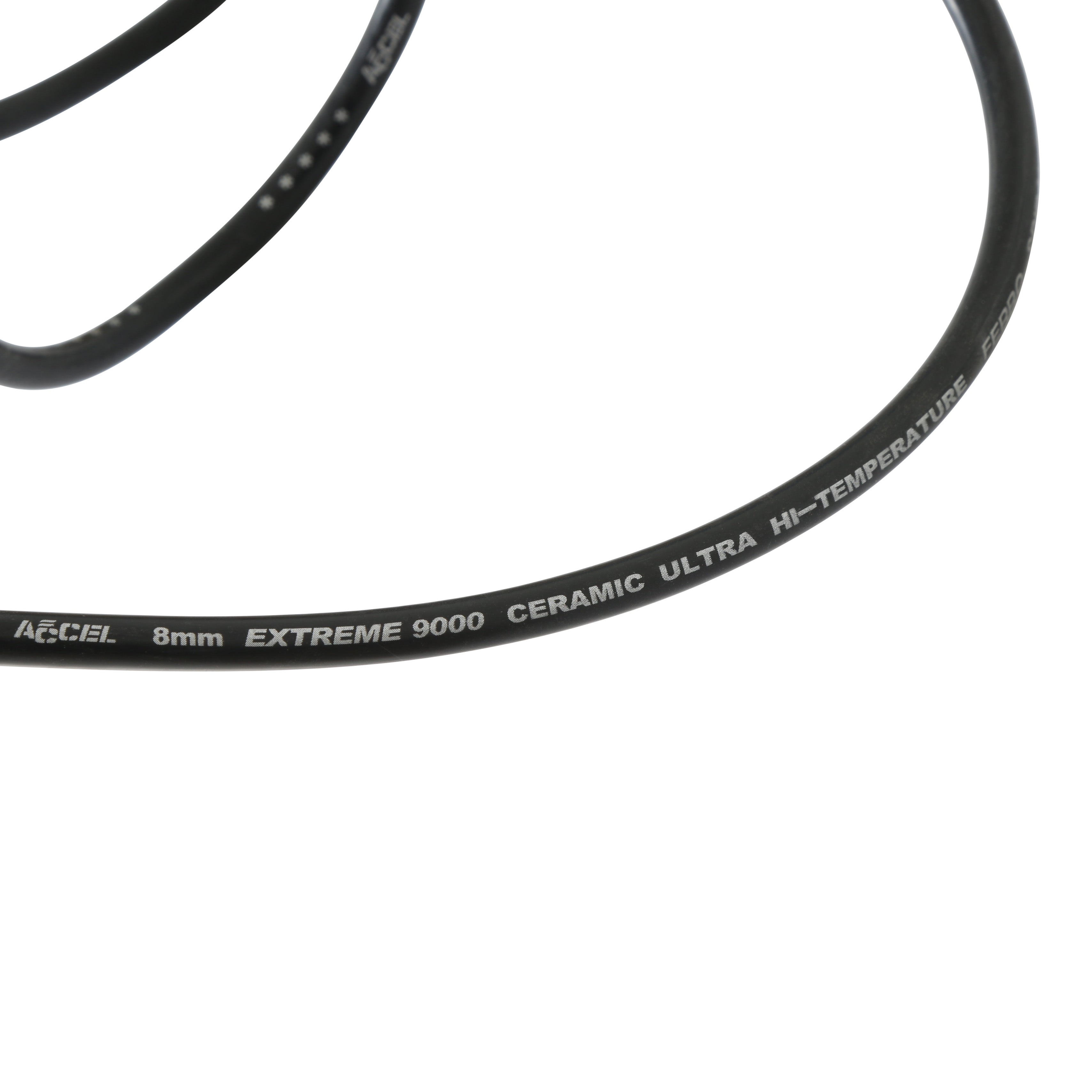 ACCEL Spark Plug Wires - Extreme 9000 - Ceramic Booted Single Wire Replacement - Photo - out of package Left