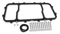 NOS HI-RAM NITROUS PLATE ONLY KIT-BLACK - NOS Dry Nitrous Plate for Holley LS Hi-Ram EFI Intake Manifolds-Black