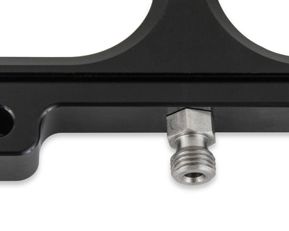 Kit de plaque d'injection de protoxyde d'azote NOS Hi-Ram uniquement - Noir - Plaque d'injection de protoxyde d'azote sèche NOS pour collecteurs d'admission Holley LS Hi-Ram EFI - Noir