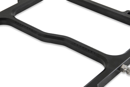 Kit de plaque d'injection de protoxyde d'azote NOS Hi-Ram uniquement - Noir - Plaque d'injection de protoxyde d'azote sèche NOS pour collecteurs d'admission Holley LS Hi-Ram EFI - Noir