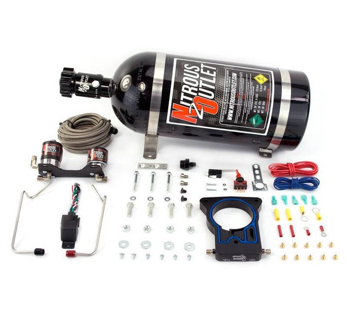 Nitrous Outlet 78MM - 99-06/2007 Classic GM Truck Hardline Plate System - 50-200HP - no Bottle