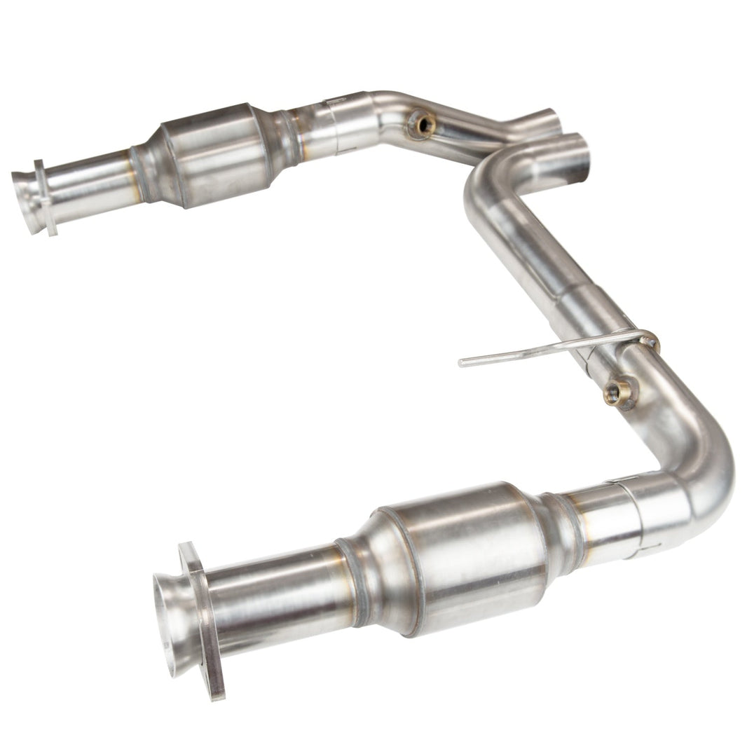 2-1/2" GREEN Catted Connection Pipes - 2-1/2" GREEN Catted Conn. Pipes. 99-04 F150 Lightning 5.4L 2V. Req Kooks Headers
