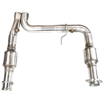 2-1/2" GREEN Catted Connection Pipes - 2-1/2" GREEN Catted Conn. Pipes. 99-04 F150 Lightning 5.4L 2V. Req Kooks Headers
