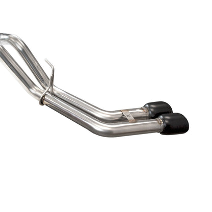 3" x 2-1/2" Comp. Only Header-Back Exh. - SS Comp. Only Side Exit Exhaust w/Black Tips. 2011-2014 F150 Raptor 6.2L 4V.