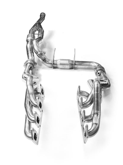 1-3/4" Header w/Catted Y-Pipe - 1-3/4" Stainless Headers & Catted Y-Pipe Kit. 2011-2014 F150 Raptor 6.2L 4V.