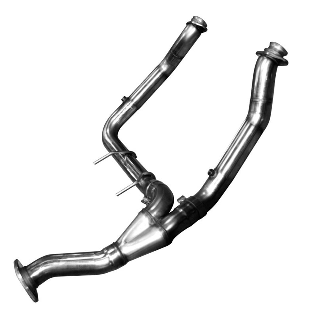 Tuyau de descente/tuyau en Y de compétition uniquement - Tuyau en Y turbo en acier inoxydable de 3 pouces, réservé à la compétition. Compatible avec les Ford F150 EcoBoost 2011-2014. Se connecte à l'origine.