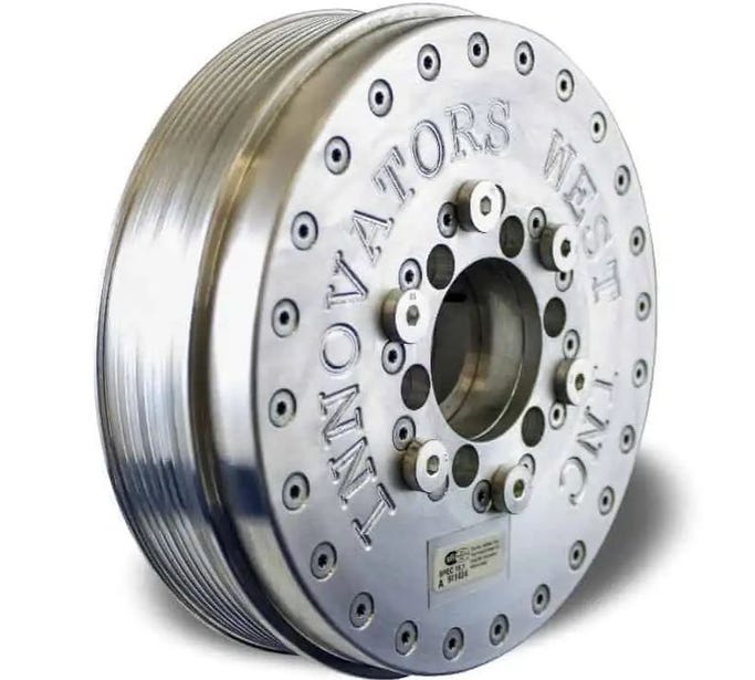 Innovators West Damper - GEN V LT1 - Dry Sump - 6-RIB - no Underdrive -iw790