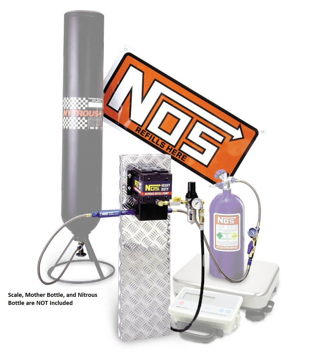 REFILL PUMP STATION - NOS Nitrous Refill Pump Station -Partial Kit(Scale Must Be Purchased Separately)