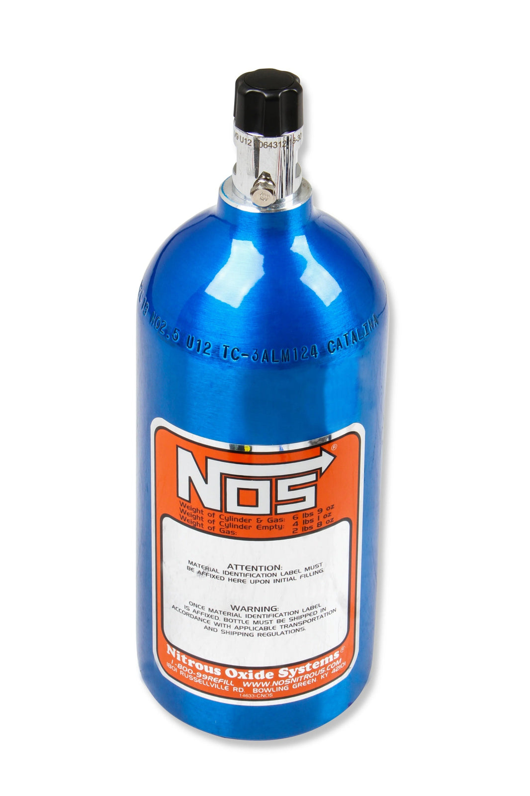 2.5 LB. BOTTLE - NOS Nitrous Bottle