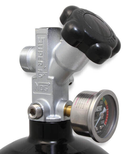 BOTTLE KIT 15LB., SUPER HI-FLO - NOS Nitrous Bottle