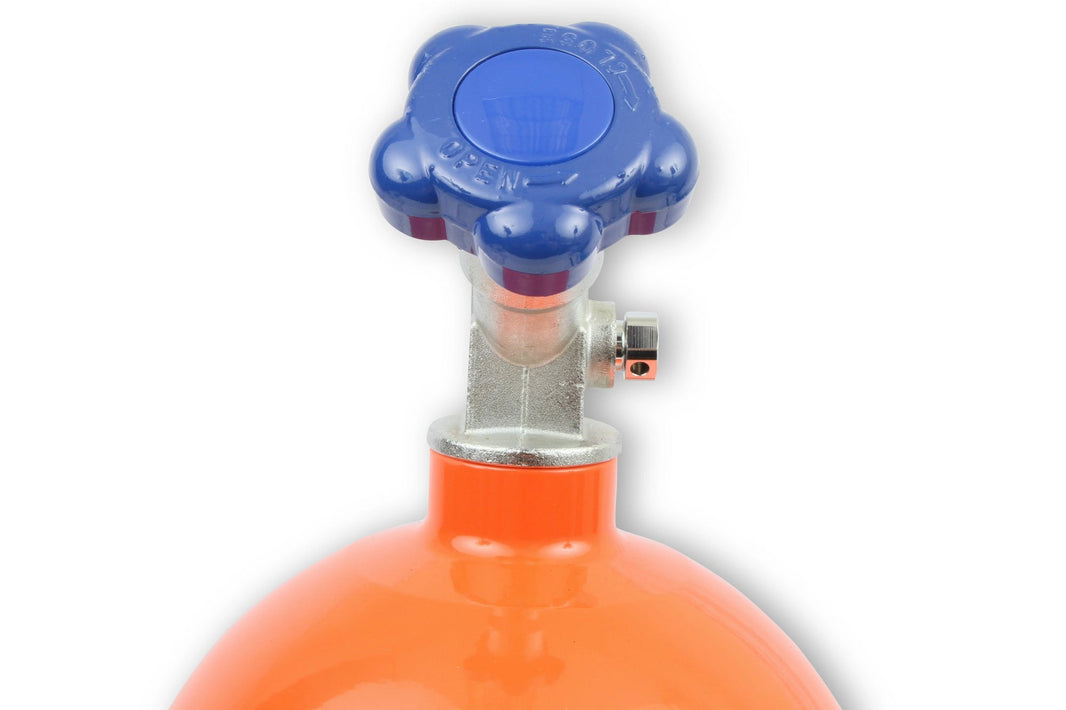 Bouteille de 4,5 kg (10 lb) - SNIPER ORANGE - Bouteille de protoxyde d'azote NOS