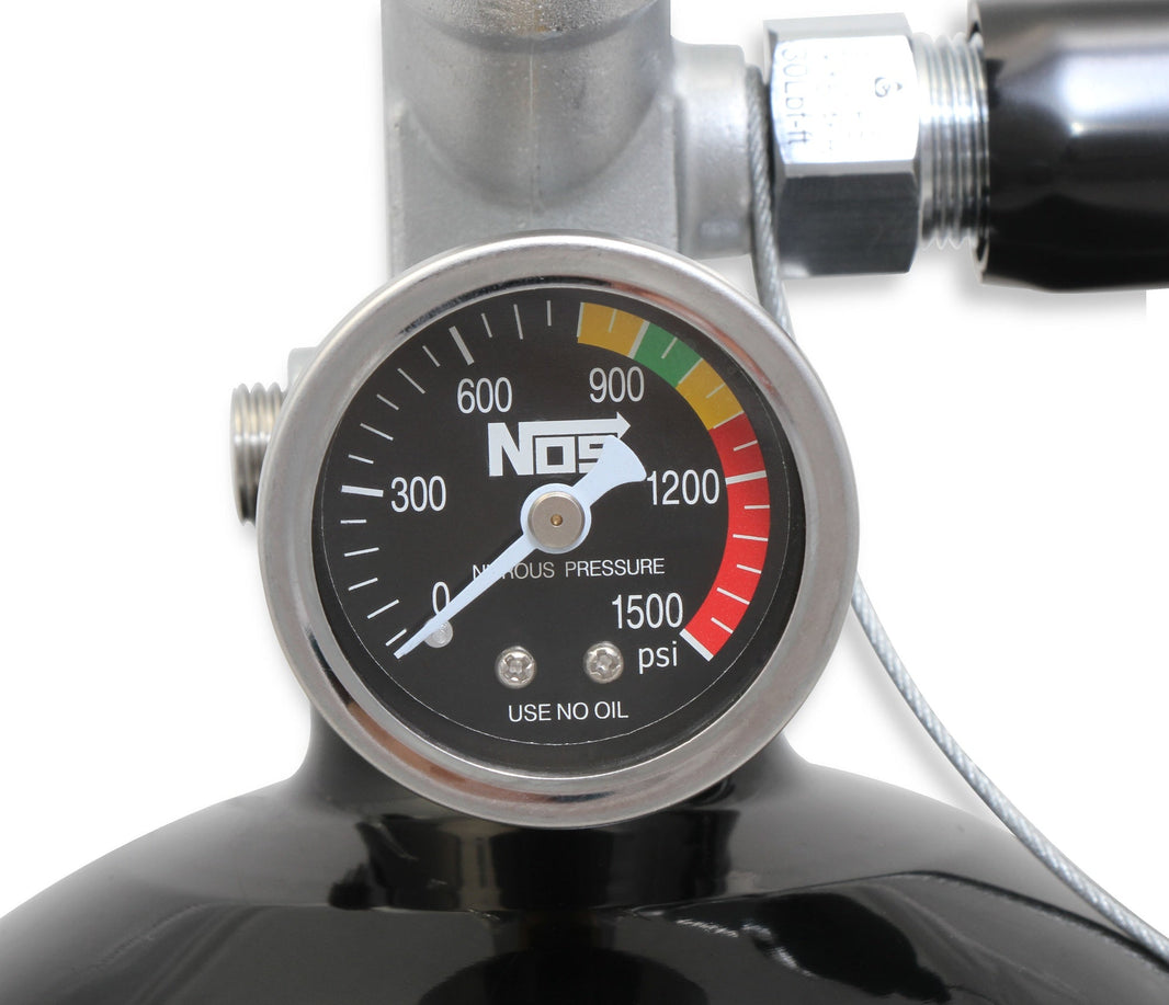 Bouteille de 4,5 kg avec système de sécurité pour pilote, noire - Bouteille de protoxyde d'azote NOS