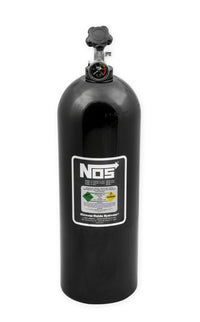 BOTTLE, 20 LB., W/SUPER HI-FLO, BLACK - NOS Nitrous Bottle