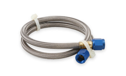 4AN - 2FT HOSE, BLUE - NOS Stainless Steel Braided Hose -4AN 2-foot Blue