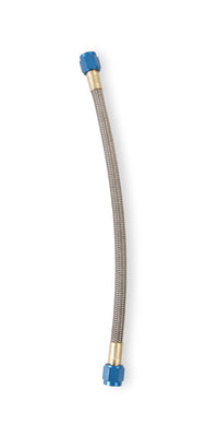 6AN-1 FT. HOSE, BLUE - NOS Stainless Steel Braided Hose -6AN 1-foot Blue