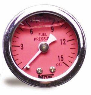 PRESS., LIQUID FILLED FUEL - NOS Fuel Pressure Gauge