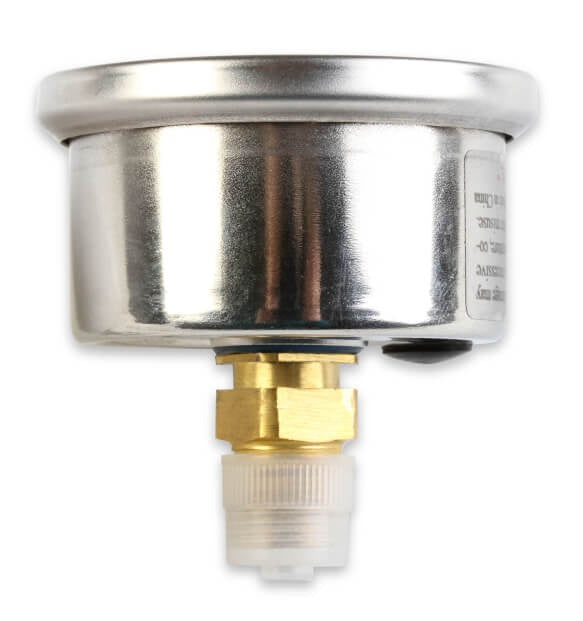 Manomètre Sniper pour protoxyde d'azote 1-1/2" avec adaptateur AN4, noir -