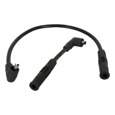 Specialfremstillet ledningssæt - 85-98 Touring FLT, FLHT - 8,8 mm - Spiralkerne - Sort