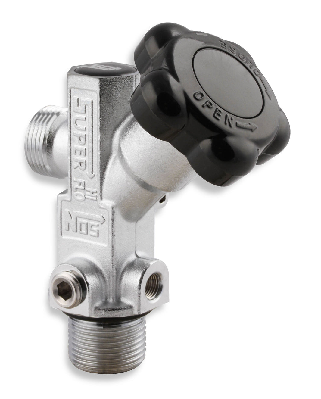 Valve de bouteille Super Hi-Flo, sans manomètre - Valve de bouteille Super Hi-Flo neuve sans manomètre