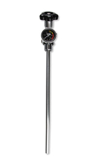 10 LB BOTTLE VALVE ASSEMBLY W/ BLK GAGE - NOS 10 lb. Bottle Super Hi-Flow Valve Assembly with Siphon Tube and Black Gauge