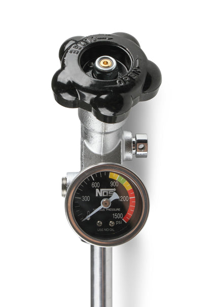 10 LB FLASKEVENTILSAMLING MED SORT MÅLERE - NOS 10 lb. flaske Super Hi-Flow-ventilsamling med sifonrør og sort måler