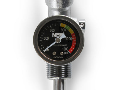 10 LB FLASKEVENTILSAMLING MED SORT MÅLERE - NOS 10 lb. flaske Super Hi-Flow-ventilsamling med sifonrør og sort måler