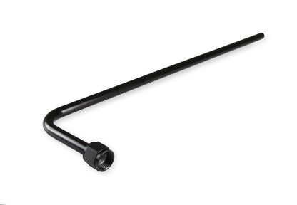 Tube de purge de bouteille, noir, 90° - Tube de purge de bouteille de protoxyde d'azote NOS à 90° - Noir