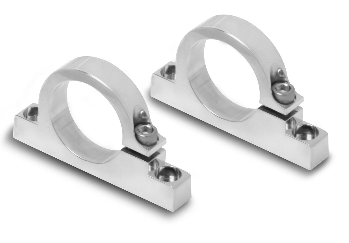 Polished Mounting Bracket for HP Billet Fuel Filters - Photo - Primary Front