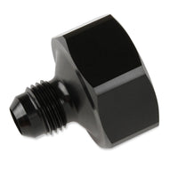 6AN-660 BOTTLE NUT ADAPTER-AL7075-BLACK - NOS Black T7075 aluminum 6AN-660 Bottle Nut Adapter