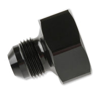 8AN-660 BOTTLE NUT ADAPTER-AL7075-BLACK - NOS Black T7075 aluminum 8AN-660 Bottle Nut Adapter