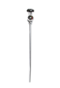 15/20 LB BOTTLE VALVE ASSY W/ BLK GAGE - NOS 15lb & 20lb Bottle Super Hi-Flow Valve Assembly w/Siphon Tube & Black Gauge