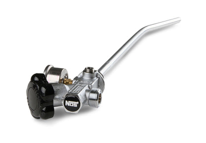 Ensemble de valve pour bouteille de 15/20 lb avec manomètre noir - Neuf d'époque. Ensemble de valve à très haut débit pour bouteilles de 15 et 20 lb avec tube de siphon et manomètre noir.