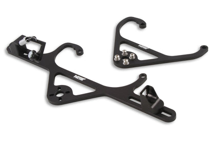 4150 BILLET SOLENOID W/THROTTLE BRACKET - NOS Billet Solenoid Bracket Kit - 4150 & 4150HP